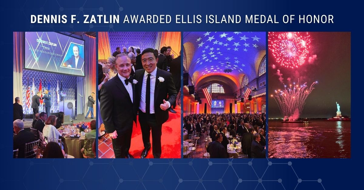 Dennis F. Zatlin Awarded Ellis Island Medal of Honor — ARG